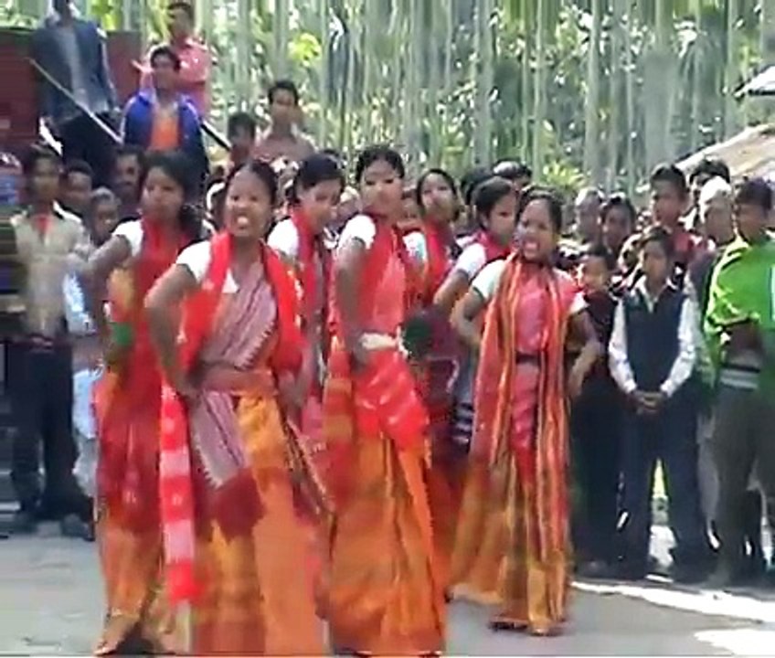 'Bagurumba' Bodo tribal dance, Assam, India, high definition