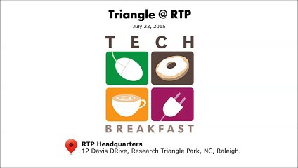 TechBreakfast RTP Thank you video greeting from Inviter com