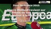 Le Tour, étape 18 : Pierre Rolland revient sur l'avenir de son équipe