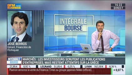 Les publications d'entreprises pleuvent en Europe: José Berros - 23/07