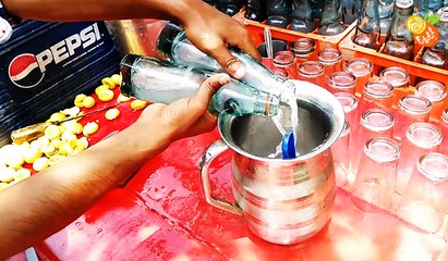Lemon Soda ( नींबू सोडा ) | Popular Indian Street Foods & Drinks