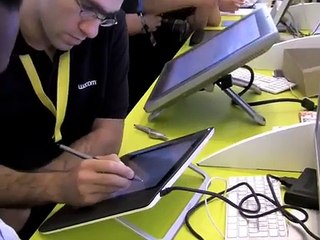 Wacom Cintiq MX 12 at Apple Expo Remix 08