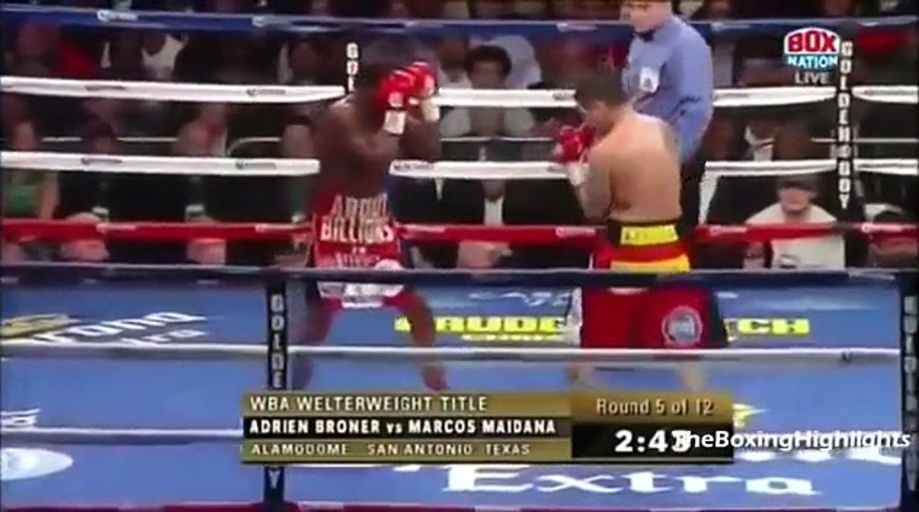 Marcos Maidana vs Adrien Broner BEST PUNCHES Highlight