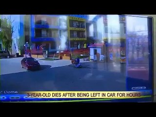 3-year-old dies after being left in car for hours