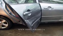 Débosselage sans peinture de dommages extrêmes sur Mazda