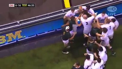 Eben Etzebeth Gets Mauled to the Ground by England