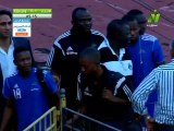 لاعبي مازيمبي يدخلون الاستاد أثناء مباراة الإتحاد و وادي دجلة