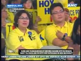 Sen. Mar Roxas questioned by Sen Loren Legarda in HARAPAN VP Debate 2010