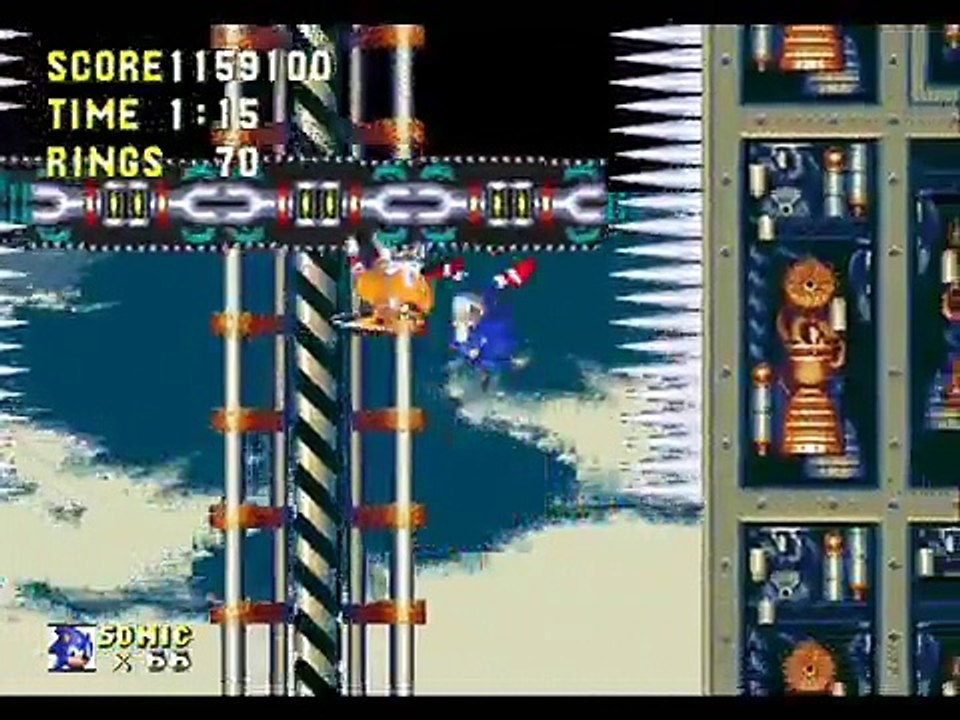 Sonic The Hedgehog 3 & Knuckles (Sega MD / Genesis) - (Sonic & Tails | Death Egg Zone - Act 2)