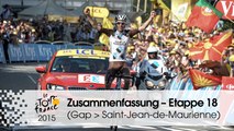 Zusammenfassung - Etappe 18 (Gap > Saint-Jean-de-Maurienne) - Tour de France 2015