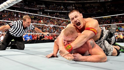WWE: Brock Lesnar vs John Cena Feud 2014 - Highlights HD