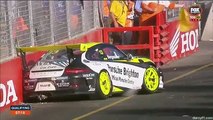 Bergmuller Big Crash 2015 Porsche Carrera Cup Adelaide Qualifying