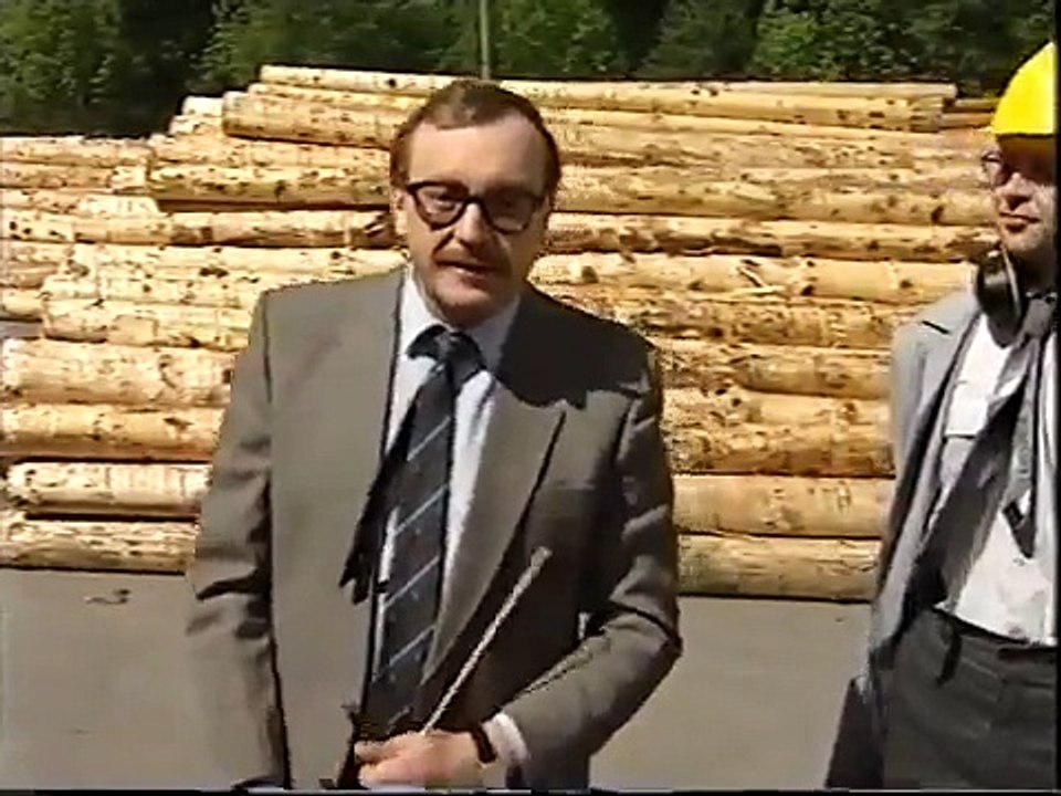 Holz wächst im Wald mit Josef Hader