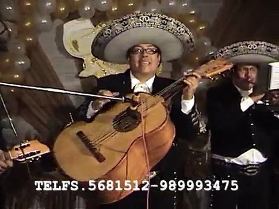 AY JALISCO NO TE RAJES - MARIACHI NUEVO JALISCO DE CESAR RIVERA TELFS. 5681512 - 989993475 SMP.