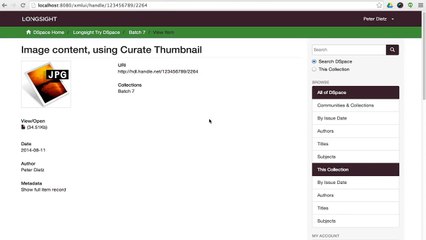 DSpace Curation Task - Generate Image Thumbnail