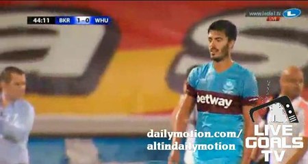 James Tomkins Gets Red Card After Incident | Birkirkara 1-0 West ham