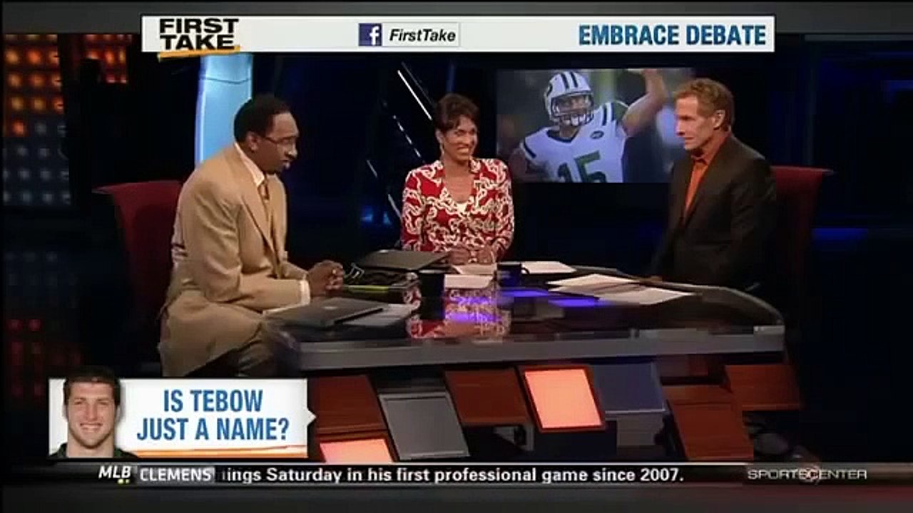 Skip Bayless   Stephen A  Smith   Tebow is TRASH!  HD   ESPN First Take