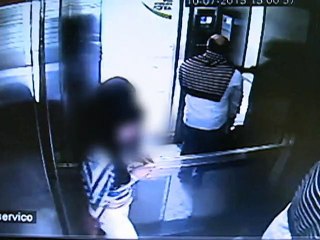 Patrão agride ex-funcionária dentro de elevador