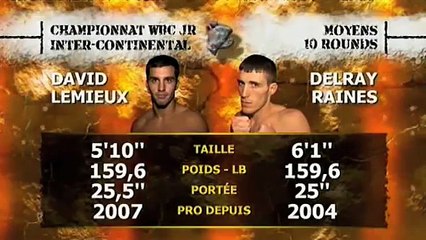 David Lemieux vs Delray Raines