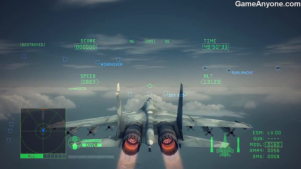 Ace Combat 6: Fires of Liberation - Mission 9: Heavy Command Cruiser [1/2]