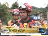 Lluvias en Táchira dejan 65 nuevas familias afectadas