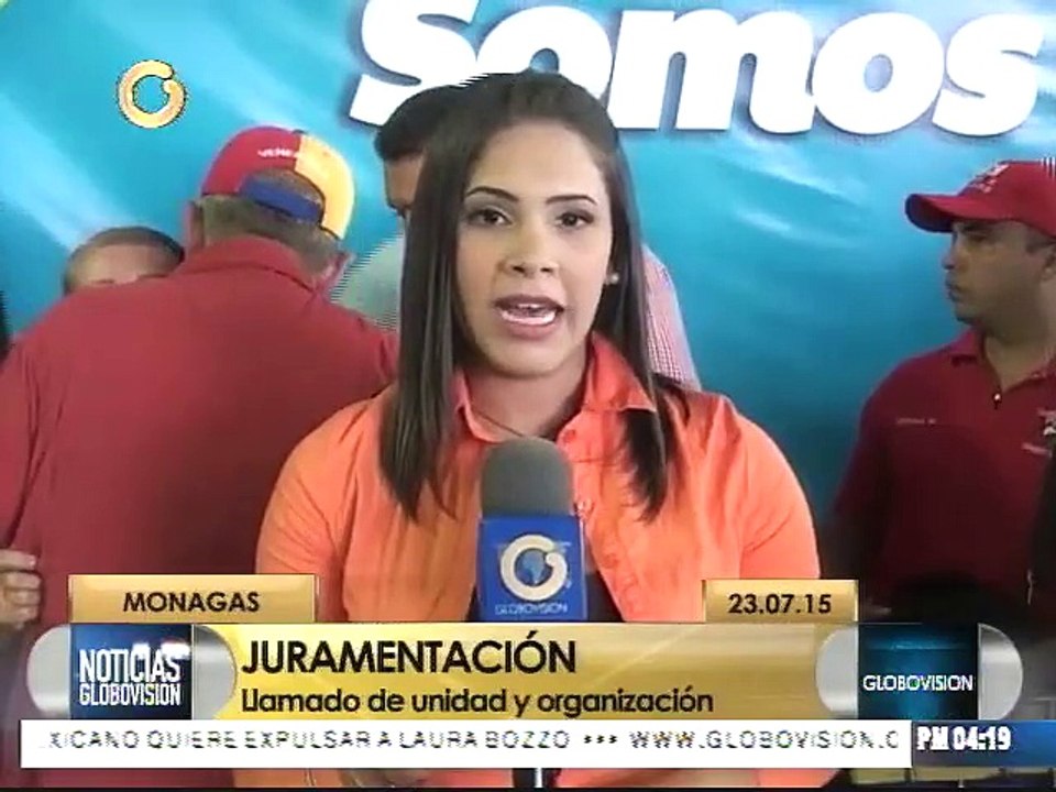 Juramentaron candidatos del Psuv en Monagas