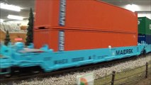K-10's Model Trains: Chasing a Norfolk Southern Intermodal w/ a SD40-2 Leading!