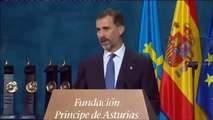 FELIPE VI habla a los españoles / Premios Principe de Asturias 2014