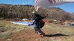 2 year old Garret Flying paragliding tandem