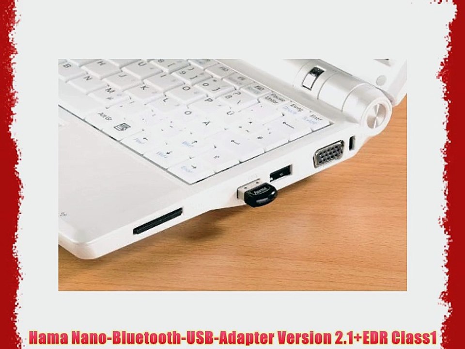 Hama Nano-Bluetooth-USB-Adapter Version 2.1 EDR Class1