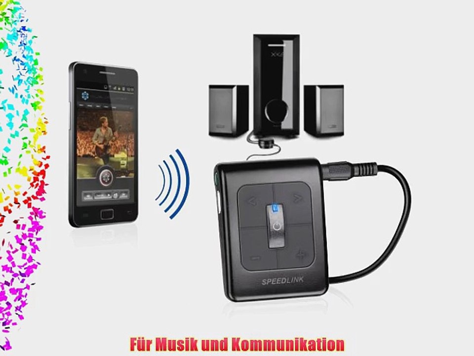 Speedlink Trap Bluetooth-Audioempf?nger schwarz