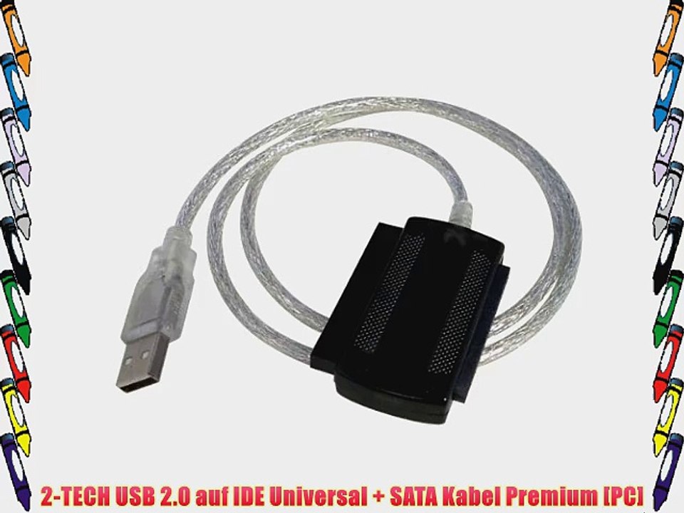 2-TECH USB 2.0 auf IDE Universal   SATA Kabel Premium [PC]