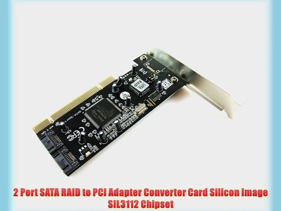 4 Port PCI SATA RAID Controller Adapter Card PCISATA4R1
