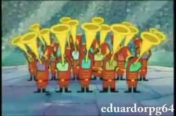 La super banda de bob esponja - Spongebob sings through the fire and flames