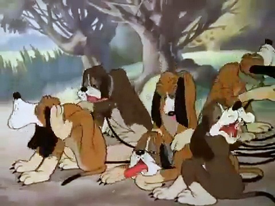 The fox hunt 1938 Donal duck Minnie mouse goofy pluto mickey