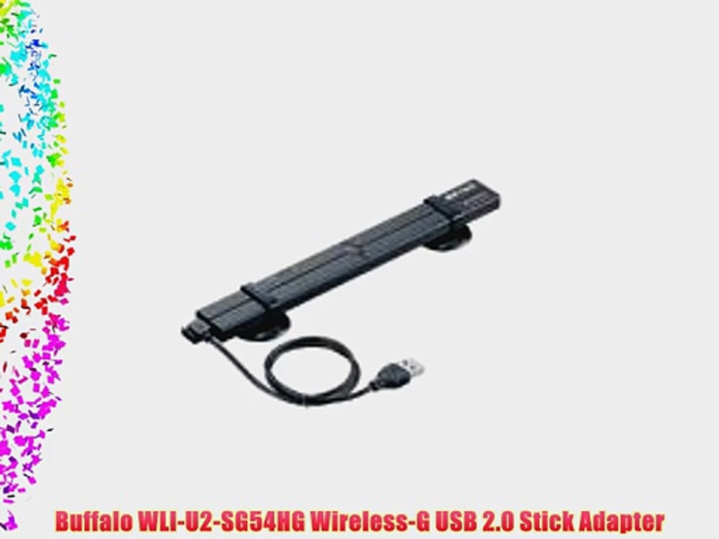 Buffalo Wli U2 Sg54hg Wireless G Usb 2 0 Stick Adapter Video Dailymotion