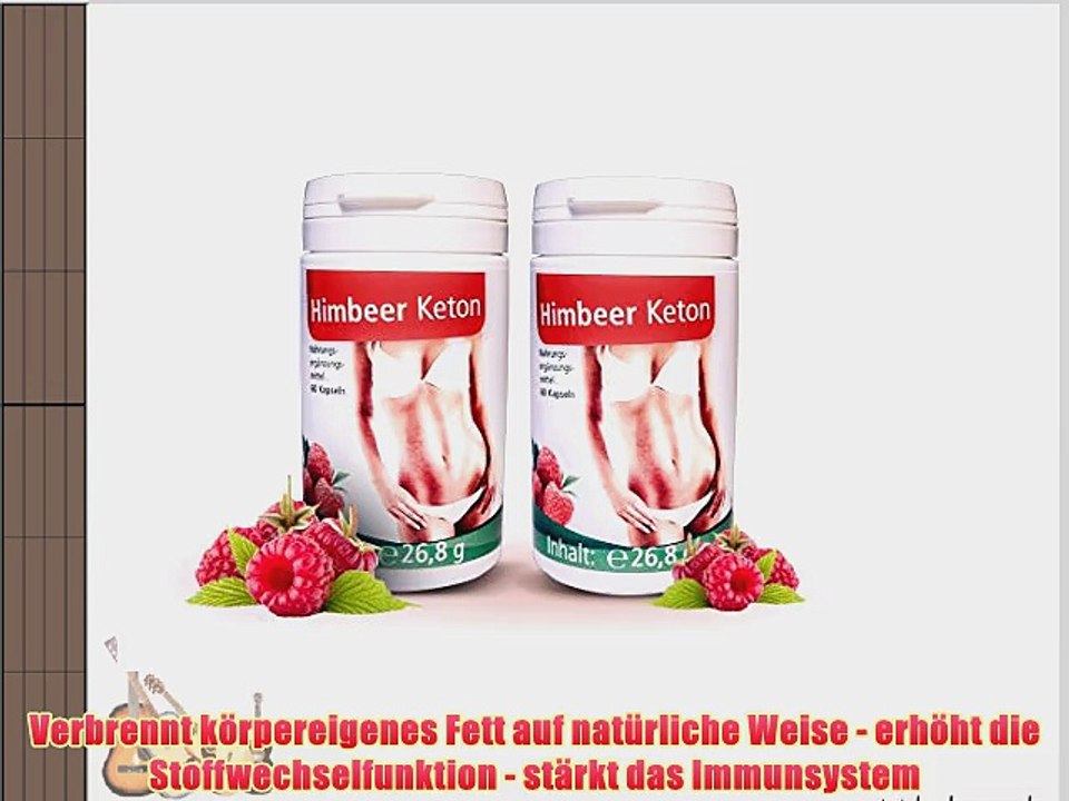 Himbeer Ketone Raspberry 60 Di?t-Kapseln - Premium Fettburner