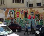 Revolutionary Street in Cairo Mohamed Mahmoud Street Art Political Graffiti