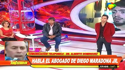 En medio del escándalo, Diego Junior quiere ver a Maradona
