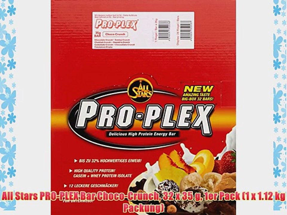All Stars PRO-PLEX Bar Choco-Crunch 32 x 35 g 1er Pack (1 x 1.12 kg Packung)