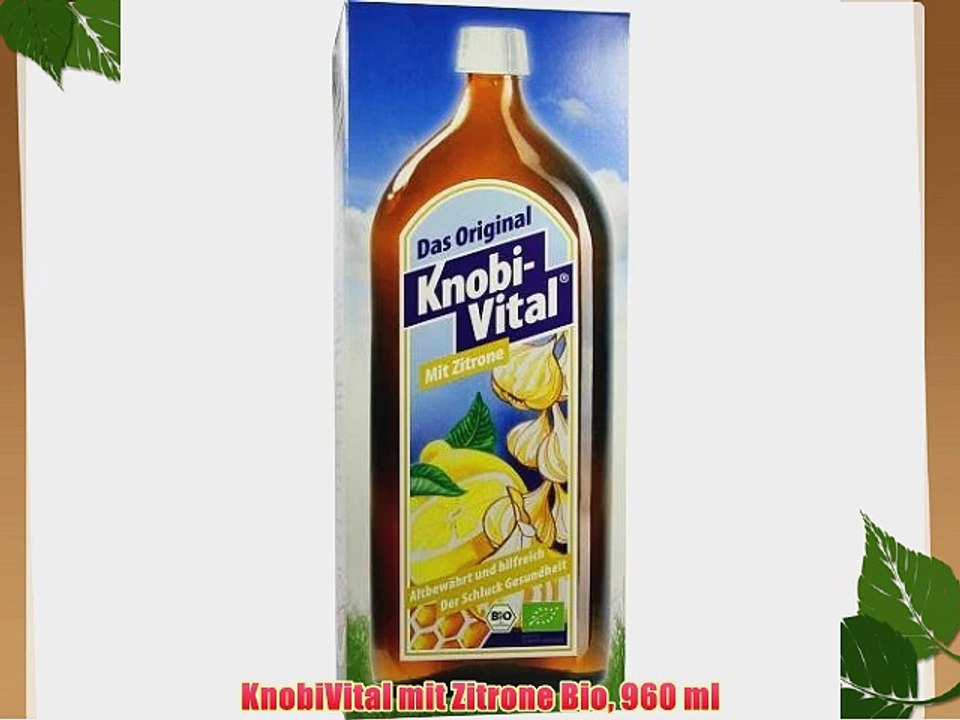 KnobiVital mit Zitrone Bio 960 ml
