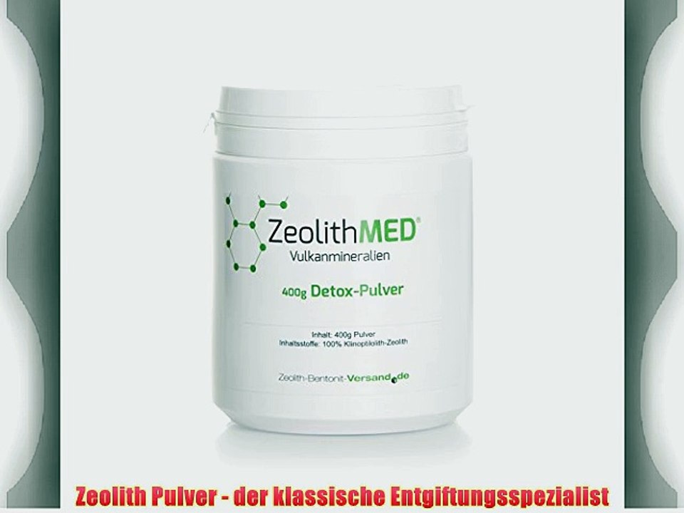 ZeolithMED? Detox-Pulver 400g f?r 40 Tage