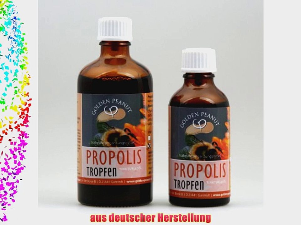 Golden Peanut Propolis Tropfen 50 ml Tropfflasche