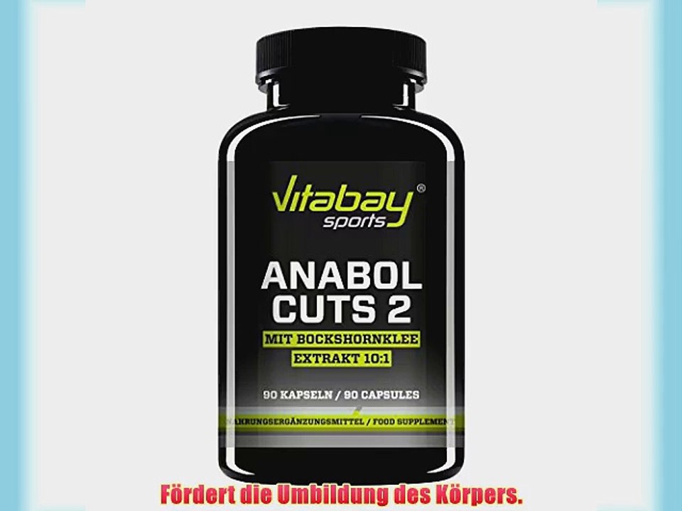 Anabol Cuts 2 - Testofen - Fatburner - 90 Kapseln