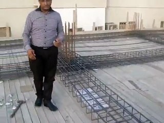 الحديد المكسح في الكمرات - الجسور- المستمرة والمنتهية