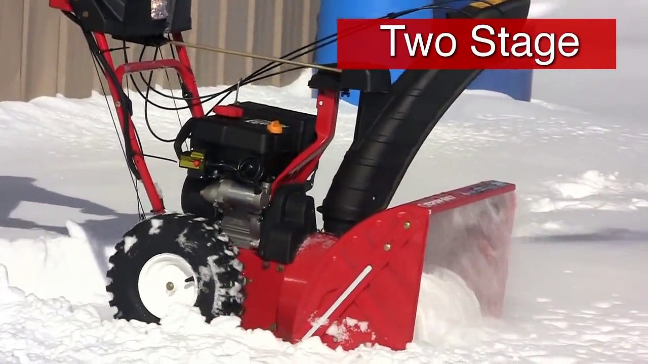 Snow Thrower Buying Guide From Canadian Tire video Dailymotion