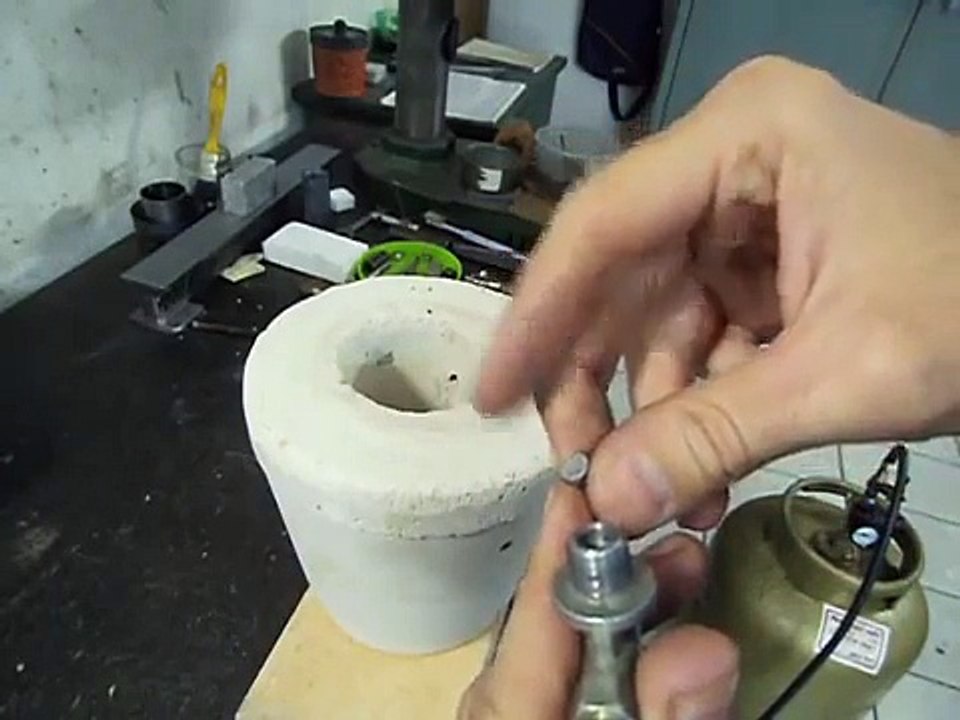 Mini forno fundição (testando)