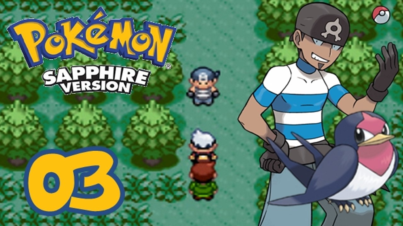 Lets Play - Pokemon Saphier [03] Team Aquas erster auftritt