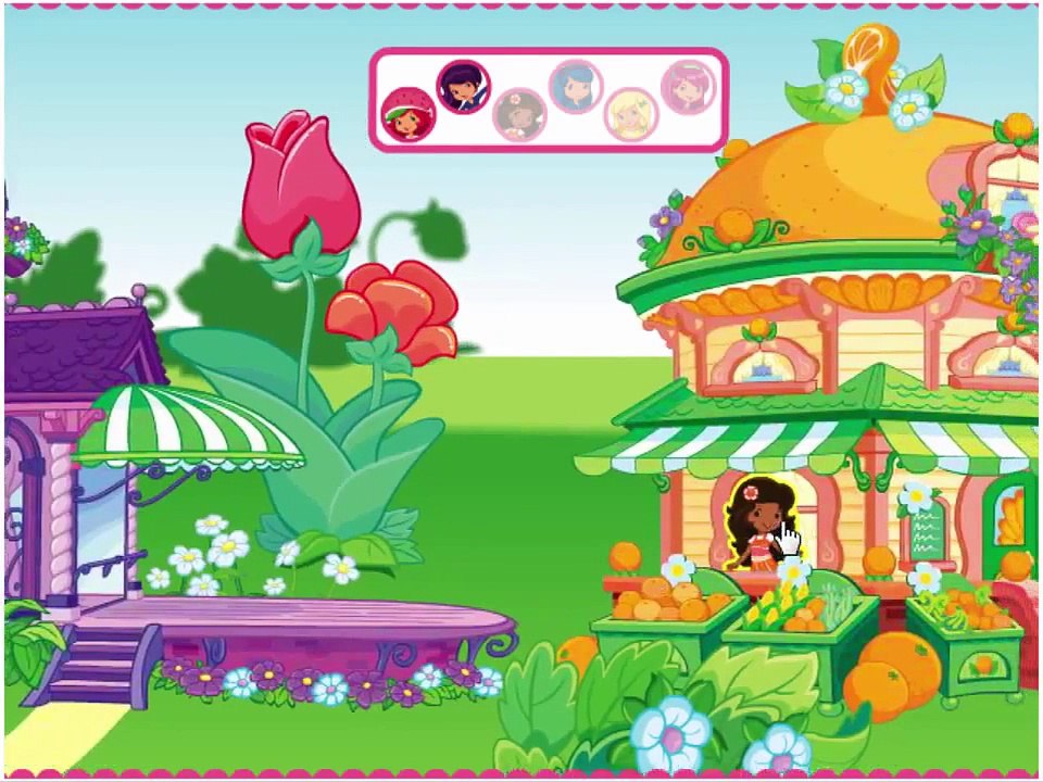 Strawberry Shortcake Cartoon Animation Lets Make Lemonade! Game Play Walkthrough
