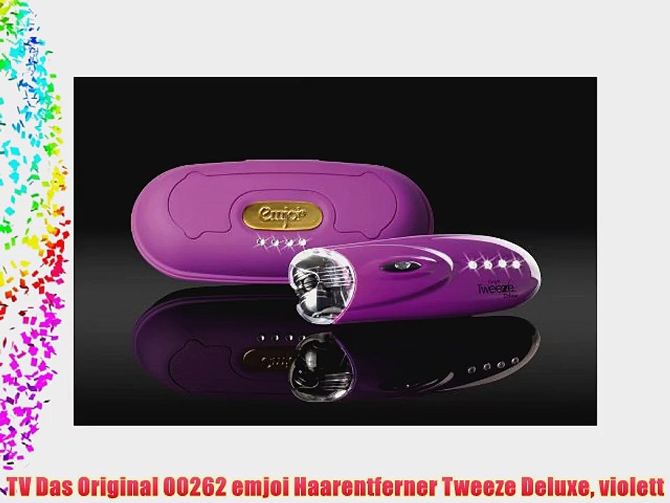 TV Das Original 00262 emjoi Haarentferner Tweeze Deluxe violett
